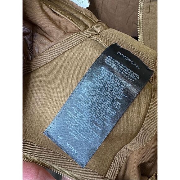 ZIMMERMANN Illuminate Bodysuit in Khaki Zimmerman 0 (XS) $595 - Picture 8 of 9